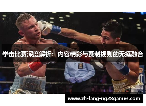 拳击比赛深度解析：内容精彩与赛制规则的无缝融合
