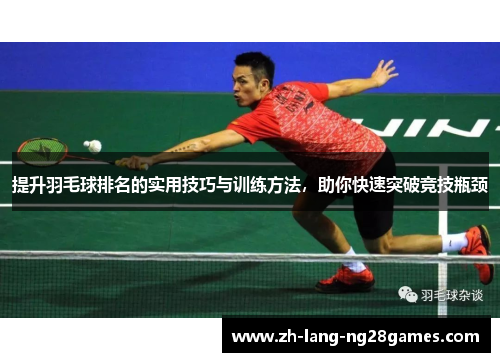 提升羽毛球排名的实用技巧与训练方法，助你快速突破竞技瓶颈