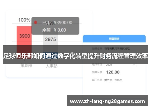 足球俱乐部如何通过数字化转型提升财务流程管理效率